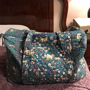 Vintage Vera Bradley Weekender Bag African Safari